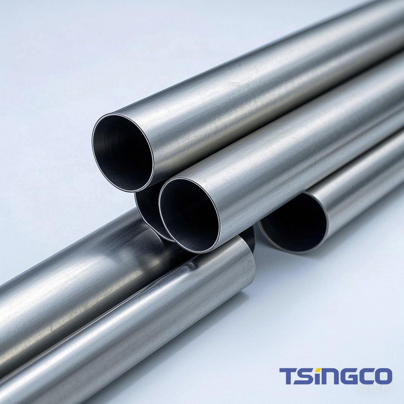 Factory High Quality ASTM B338 Titanium Tube Gr1 Gr2 Gr5 Oil and Gas Special Titanium Alloy Pipe