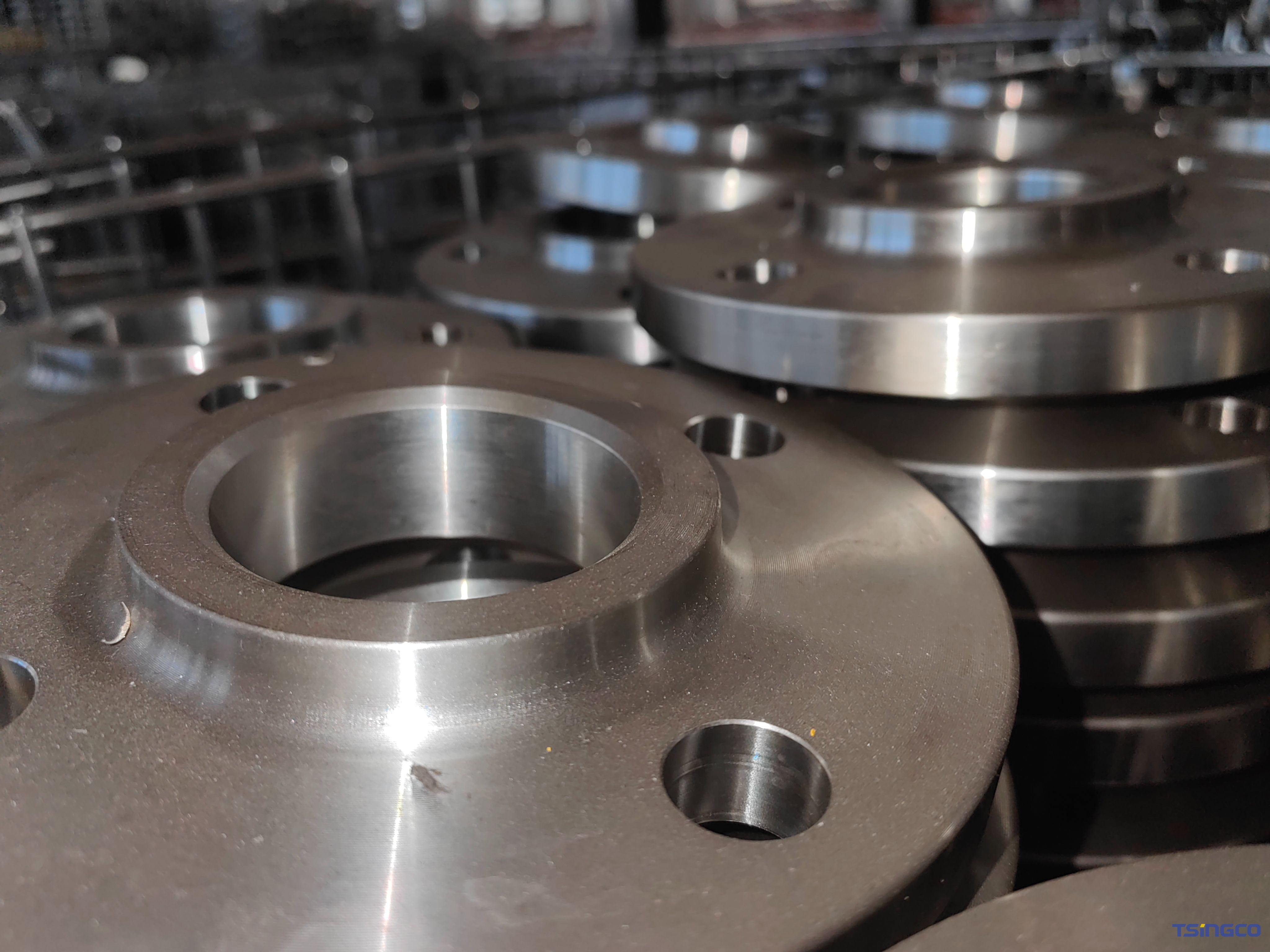 Customized SUS304 Pn8 Threaded En1092-1 Pl Stainless Steel Forging Flange