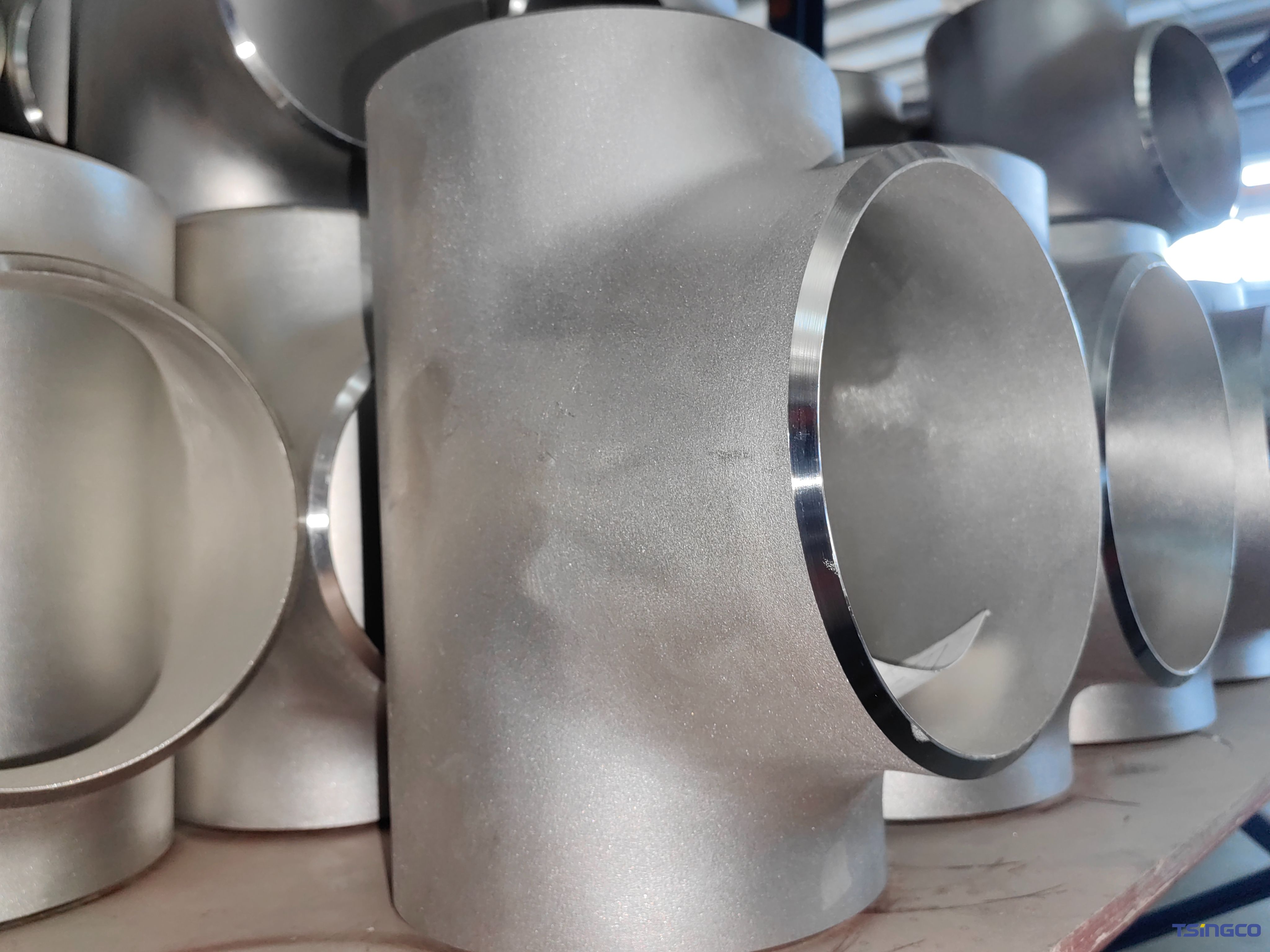 SS316 GOST/ASTM Stainless Steel 6 Inch High Pressure Bidirectional Way Reducing Tee for Gas House Accessories