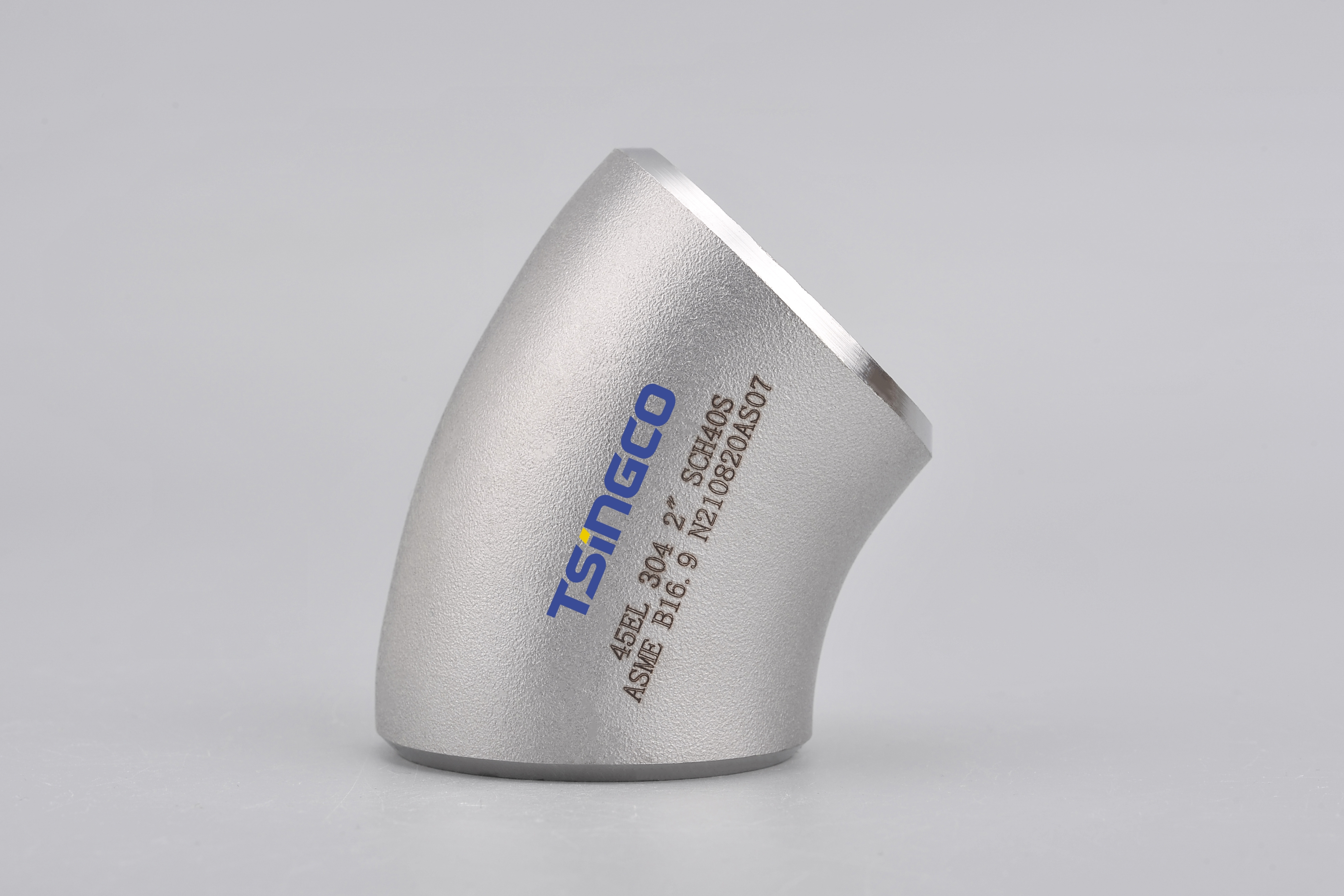 304 Stainless Steel Seamless Pipe Fitting Butt Welded Elbow