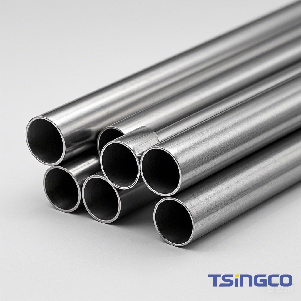 Factory High Quality ASTM B338 Titanium Tube Gr1 Gr2 Gr5 Oil and Gas Special Titanium Alloy Pipe