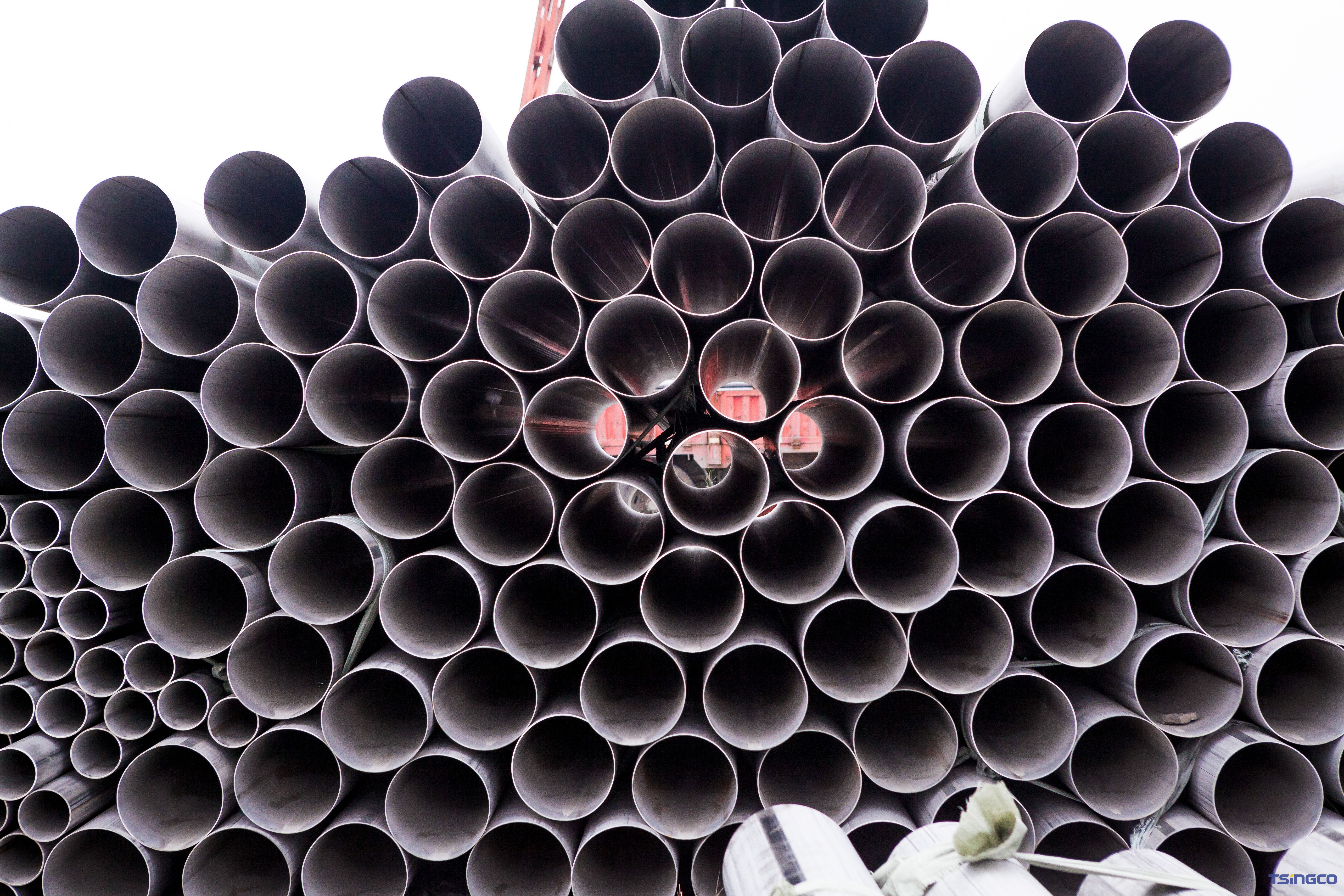 Long-Lasting SS304/SS316 Pipe Sch40 12/6m Strong Hardness Stainless Steel 4" Welded Tube