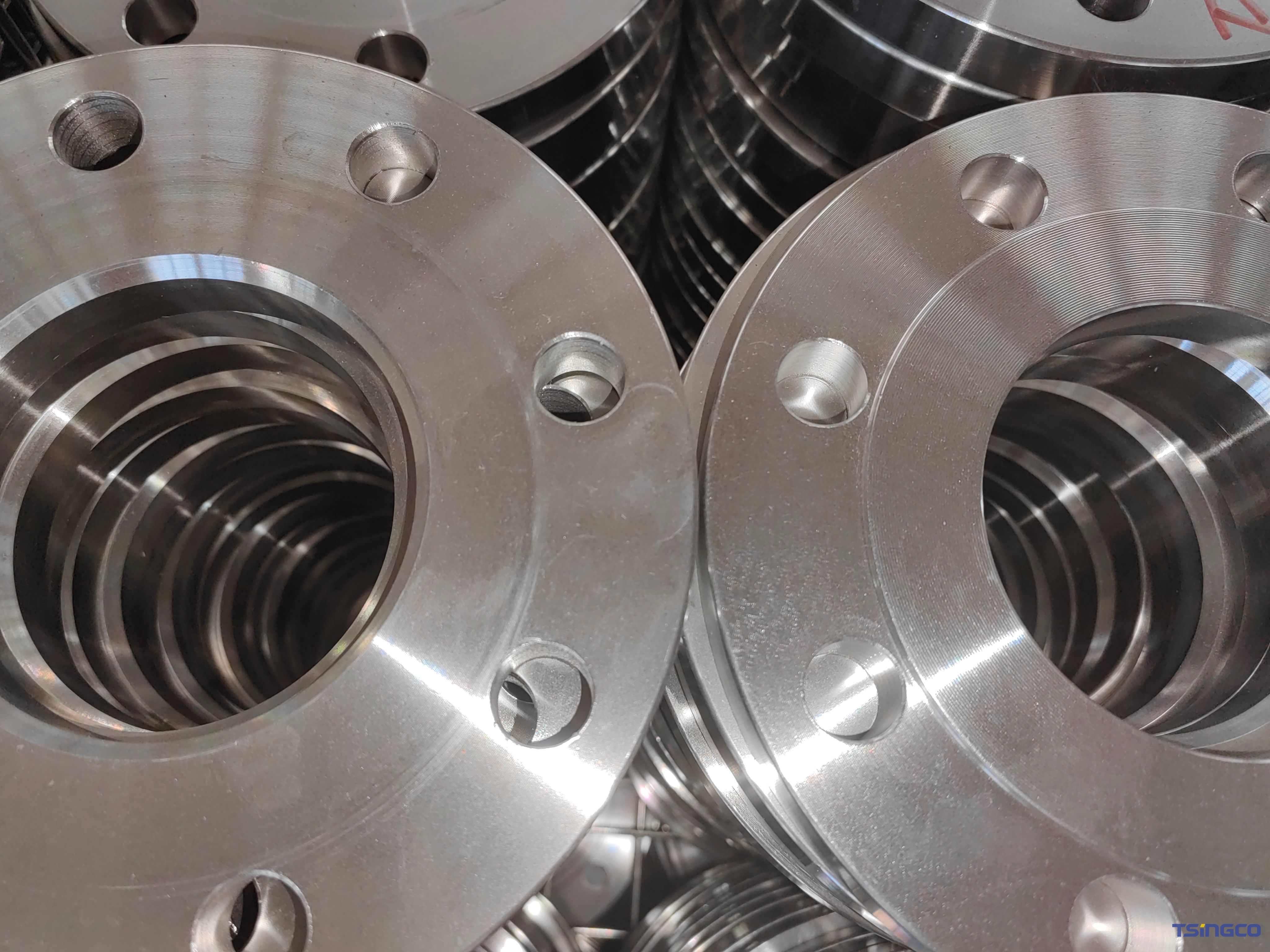 Customized SUS304 Pn8 Threaded En1092-1 Pl Stainless Steel Forging Flange