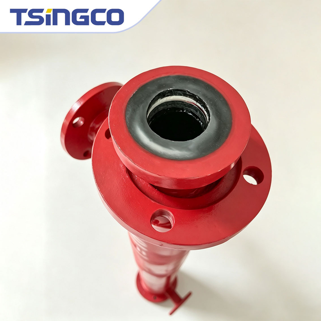 Lingkungan yang Keras Pipa Baja Berlapis Kaca yang Kuat